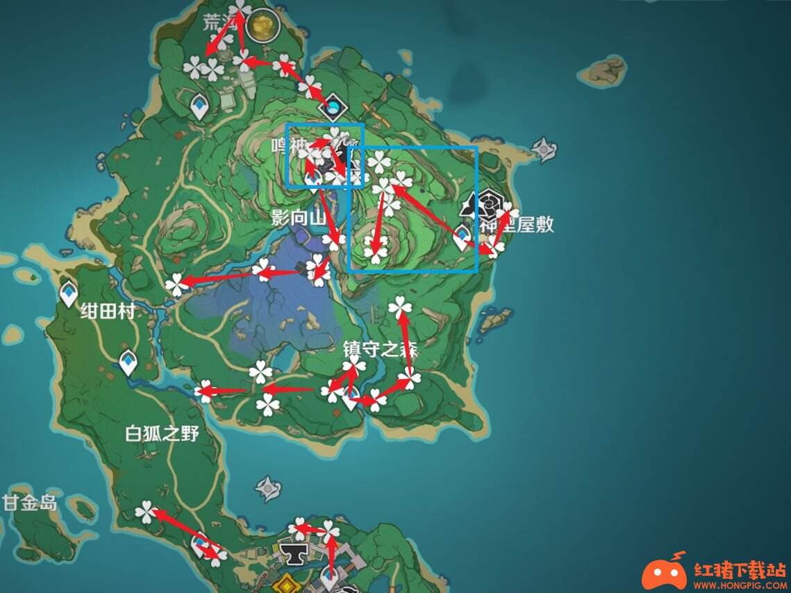 原神2.0版本神里绫华全材料获取线路攻略