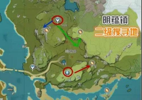 《原神》石珀采集地点路线地图