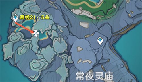 原神海灵芝采集路线图 具体采集位置一览