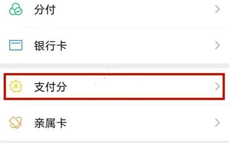 微信支付分查看方法