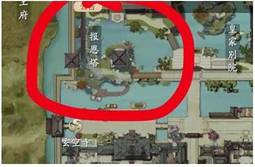 《庆余年》手游坐修任务报恩塔位置介绍