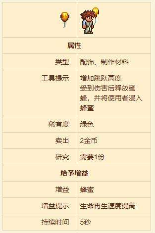 《泰拉瑞亚》蜂蜜气球获得方法一览
