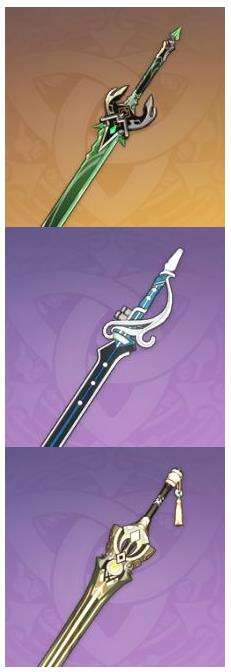 原神琴毕业武器选择推荐