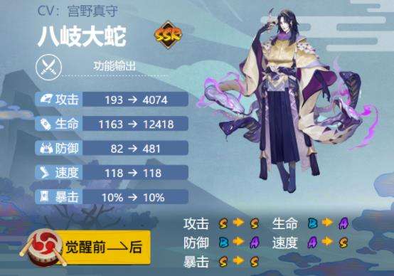 《阴阳师》ssr八岐大蛇最强御魂搭配推荐