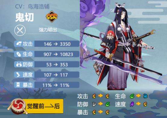 《阴阳师》ssr鬼切最强御魂搭配推荐