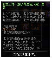 《DNF》100级男弹药完美buff换装搭配推荐