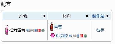 《泰拉瑞亚》弹力雷管获得方法及合成配方表