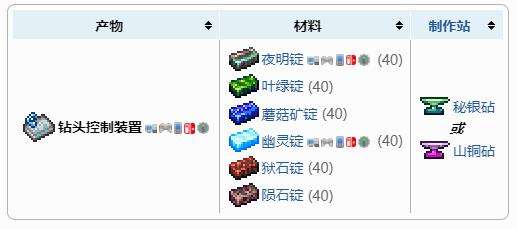 《泰拉瑞亚》挖掘机坐骑召唤物之钻头控制装置获得方法