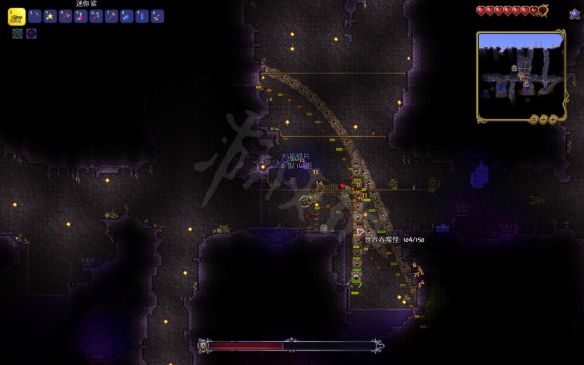 《泰拉瑞亚》1.4全流程通关图文攻略之世界吞噬者打法思路