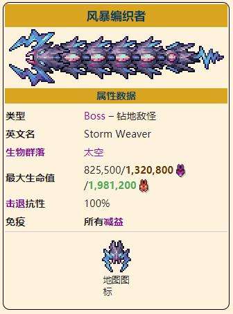 《泰拉瑞亚》灾厄风暴编织者召唤打法及掉落物品图鉴