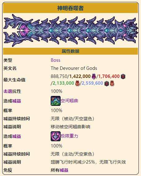 《泰拉瑞亚》灾厄神明吞噬者召唤打法及掉落物品图鉴