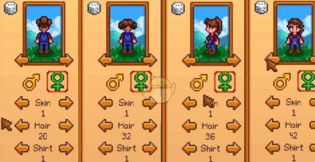 《星露谷物语》15种新的基础发型MOD下载链接分享