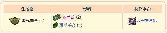 《泰拉瑞亚》灾厄近战饰品勇气勋章获取方式介绍