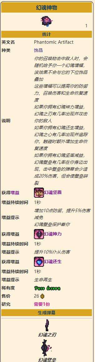 《泰拉瑞亚》灾厄召唤饰品幻魂神物获取方式介绍