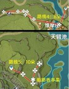 《原神》3.0须弥蔷薇最高效采集路线一览