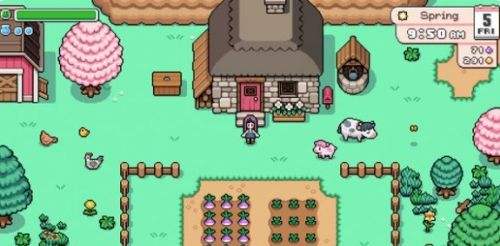 像素风种田游戏《米斯特里亚牧场》Steam页面上线