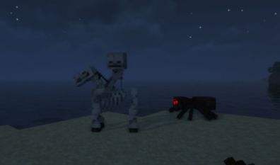 《我的世界》骷髅马刷怪蛋Skeleton Horse Spawn Mod整合包下载
