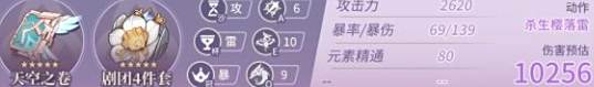 《原神》八重神子毕业面板数据一览