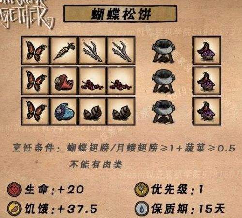 《饥荒联机版》2024最新食谱大全
