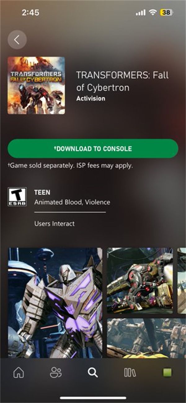 动视《变形金刚》游戏重新上架Xbox/Steam平台4