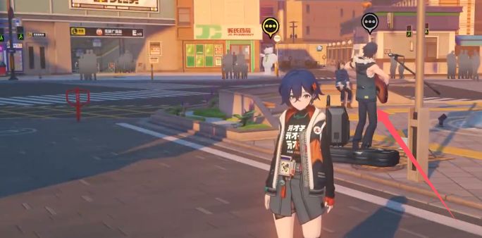 《绝区零》光映广场夜晚纪念币获取方法3