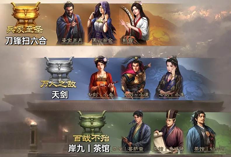 《三国志战棋版》道会冠军阵容搭配推荐5