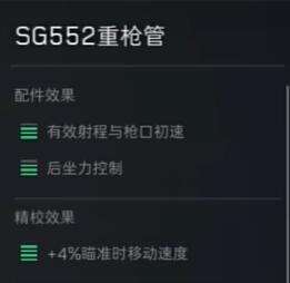 《三角洲行动》SG552配件推荐8