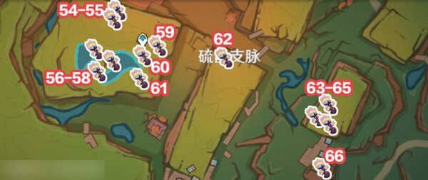 《原神》96个肉龙掌最佳采集路线一览4