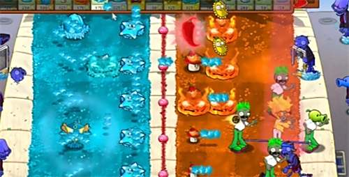 《PVZ杂交版》益智模式冰火两重天过关攻略详解4