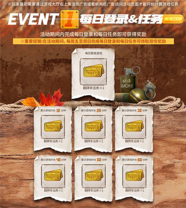 金秋夺宝记·吃鸡翻牌大作战盛大开启,奖励丰厚各种好礼等你来拿