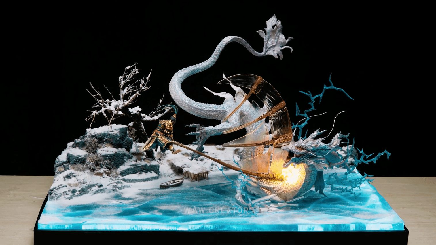 大神制作《黑神话》亢金龙之战实景模型曝光14