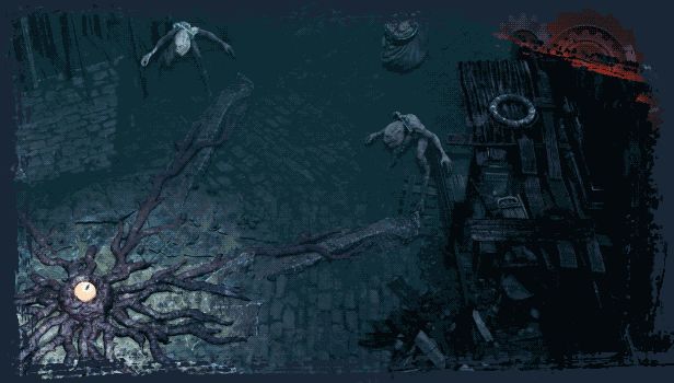 克苏鲁风生存游戏《海斯特拉的铁路之神》Steam上线4