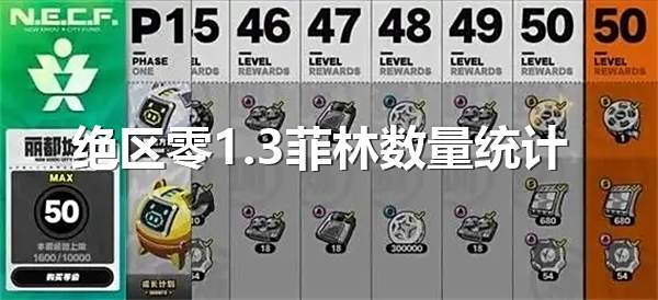 《绝区零》1.3菲林数量统计分享1