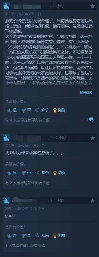 Steam喜加一恐怖射击游戏《失宠》限时放送2