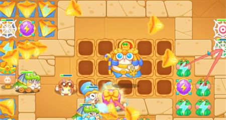 《保卫萝卜4法老归来》第114关过关攻略6