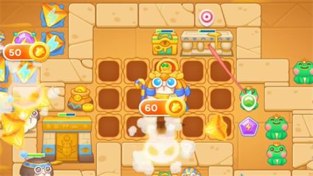 《保卫萝卜4法老归来》第114关过关攻略3