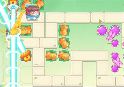 《保卫萝卜4梁波波与祝秋秋》第4关怎么过第4关过关方法6