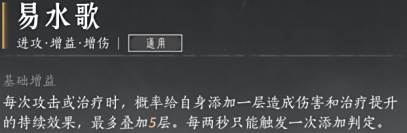 《燕云十六声》泥犁三垢心法搭配推荐3