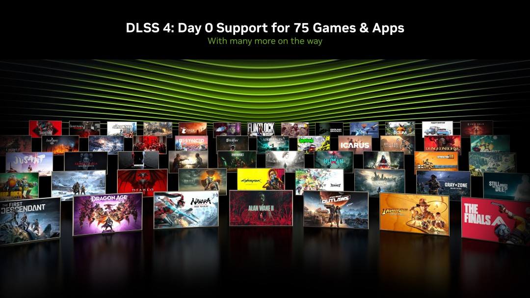 DLSS4首日游戏阵容达75款暂无《黑神话》1
