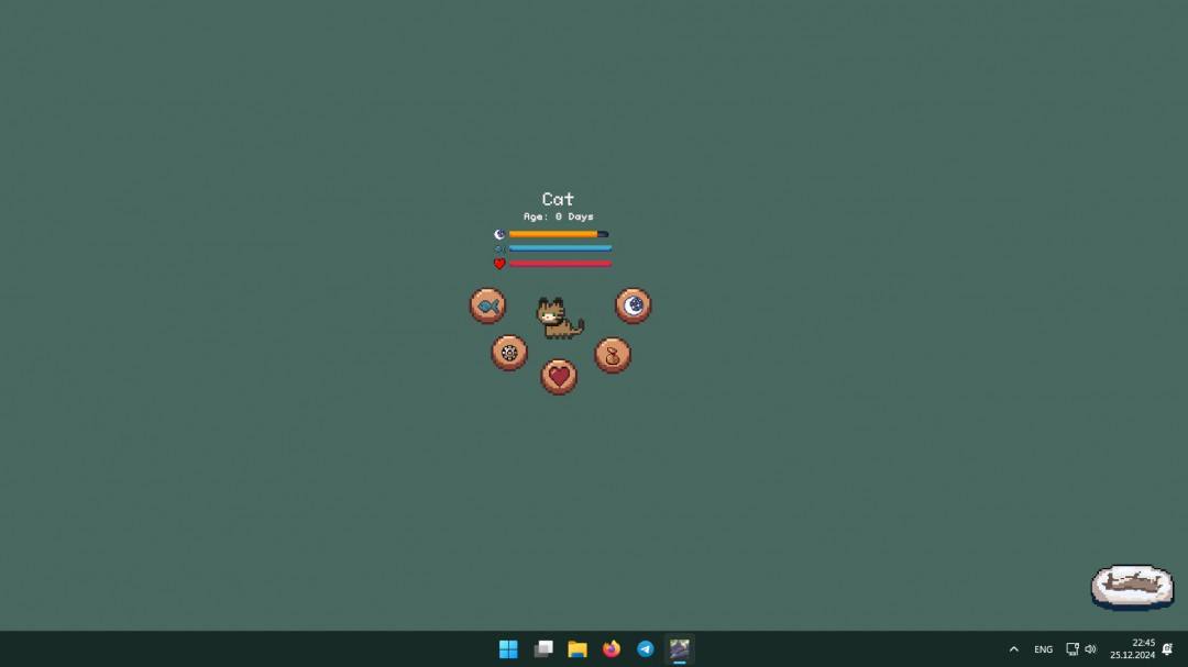 休闲挂机桌面宠物游戏《屏幕上的猫》登Steam6