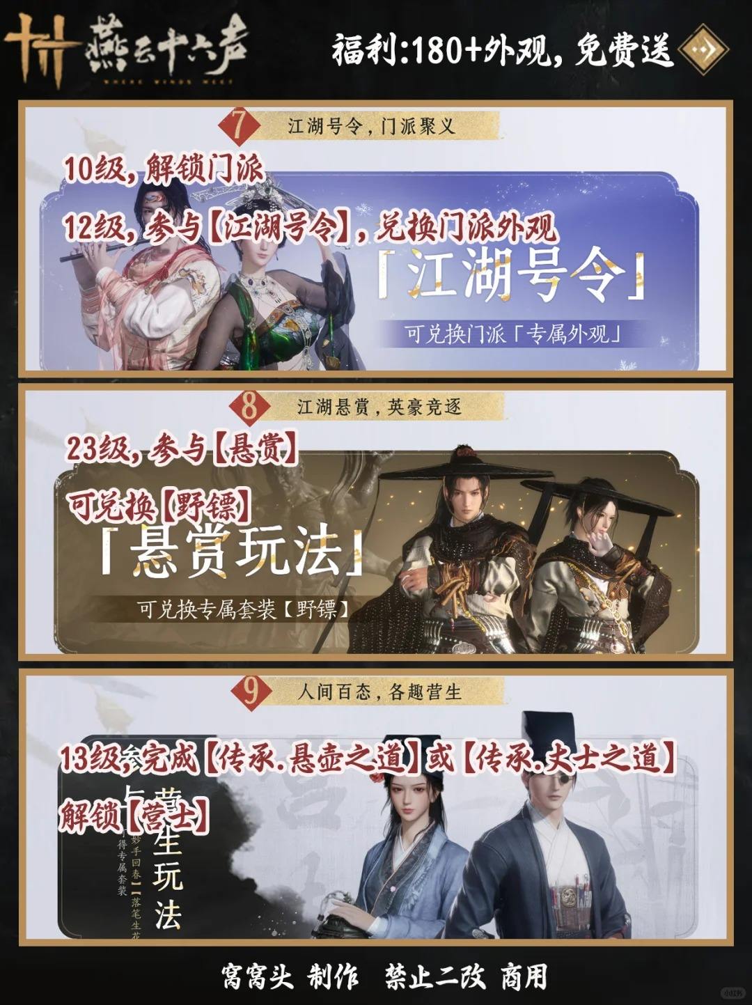 《燕云十六声》手游开服礼包大全手游公测福利有哪些12