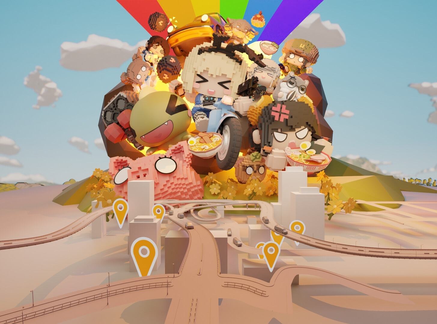 开放世界经营模拟游戏《世界岛・宅急送》将登Steam1