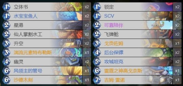 《炉石传说》最新版本星舰萨卡组代码分享2