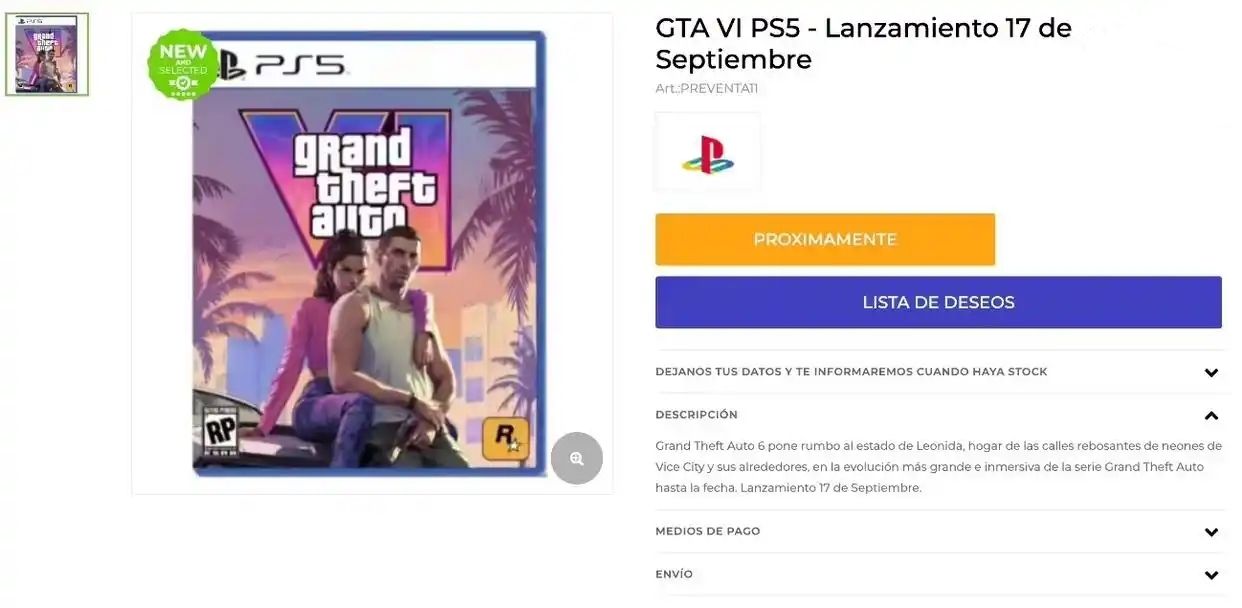 《GTA6》9月17日发售消息不实零售商澄清来源1
