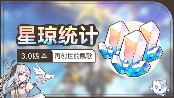 《崩坏星穹铁道》3.0零氪可获取星琼数量统计1
