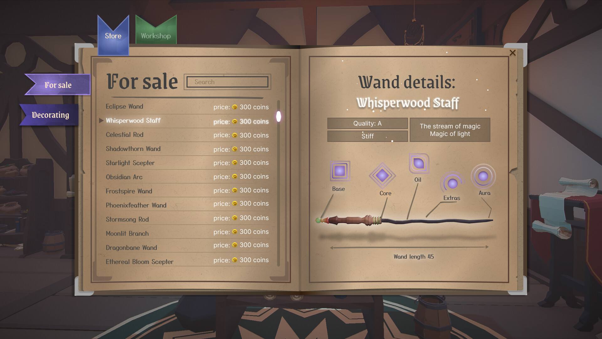 魔杖工坊经营《MagicWandsWorkshop》上架Steam7