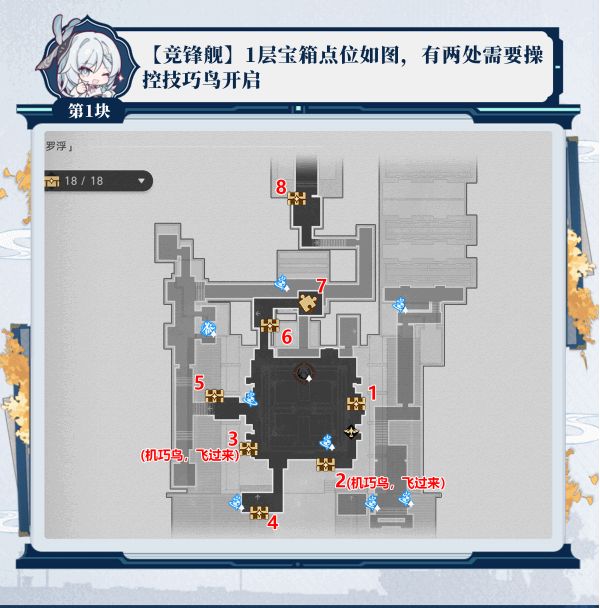 《崩坏星穹铁道》2.5竞锋舰宝箱位置攻略竞锋舰宝箱在哪里2