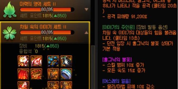《DNF》次元物语套装装备强度解析1